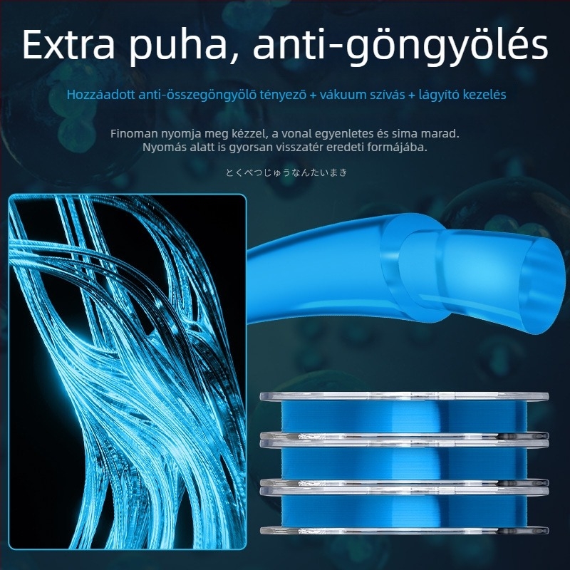 Fő vezeték és oldalsó vezeték — ultra puha nejlon horgászathoz, Toray Original Silk