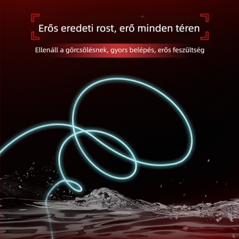 Csúszólinekészlet kész plútával, hosszú dobásra szánt damillal, nylon főzsinór 100 m a tározóhoz