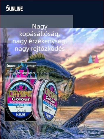 Mulberry szénszálas előke damil, rózsaszín, láthatatlan, csónakos és sziklás horgászathoz