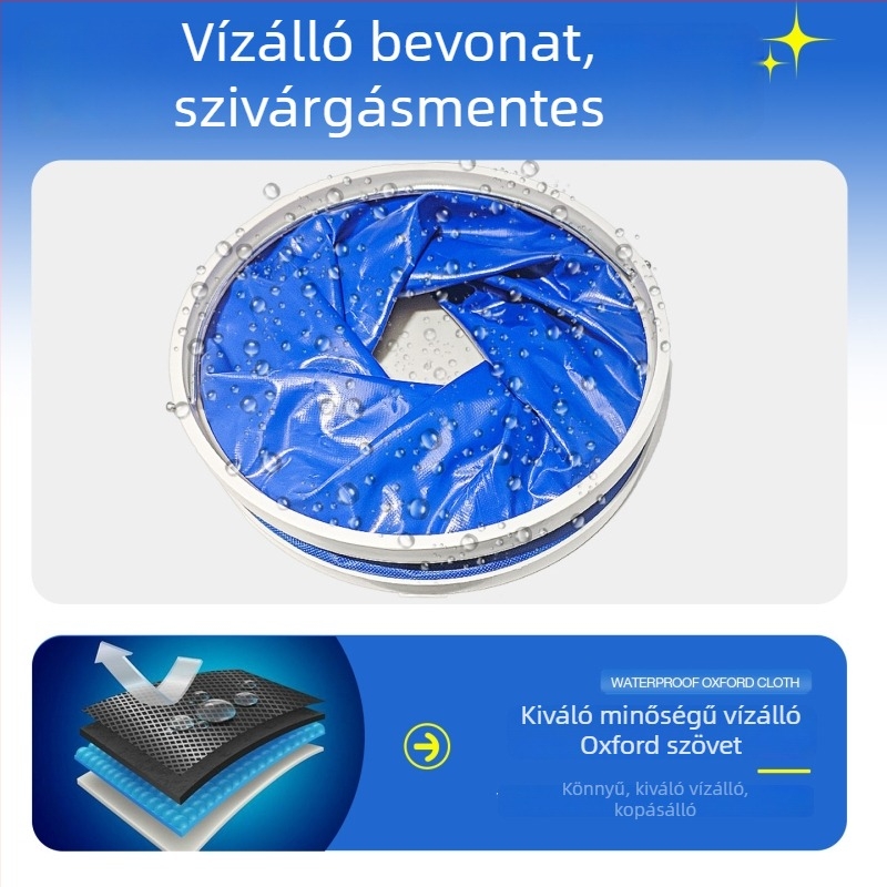 Többfunkciós összecsukható vízvödör, nagy kapacitású, vastagított vízálló, autóba szerelve, kültéri horgászathoz