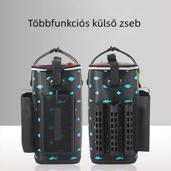 EVA anyagú élőhalas vödör oldalsó zsebbel, beépített formázás, megemelt dizájn, kompatibilis a bottal — Land War Brigade