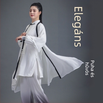 Tai Chi Unisex felnőtteknek — Gradiens Corduroy-Len keverék, Spandex bélés