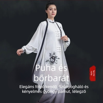 Tai Chi Unisex felnőtteknek — Gradiens Corduroy-Len keverék, Spandex bélés