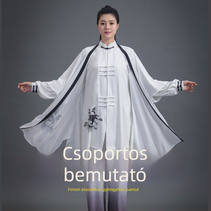 Tai Chi Unisex felnőtteknek — Gradiens Corduroy-Len keverék, Spandex bélés