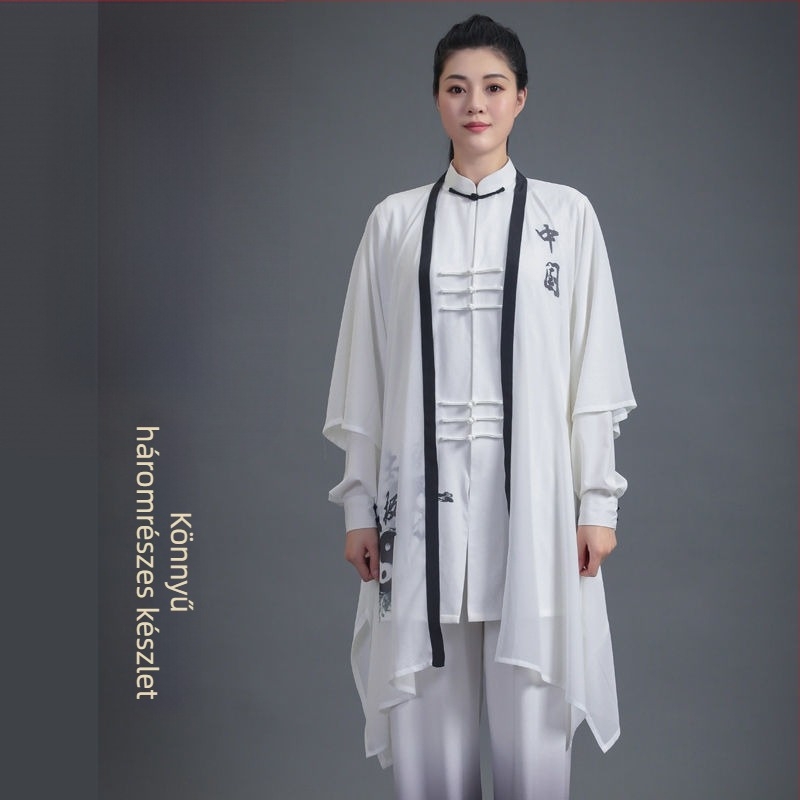 Tai Chi Unisex felnőtteknek — Gradiens Corduroy-Len keverék, Spandex bélés