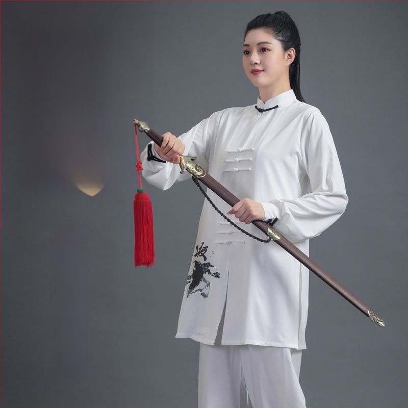 Tai Chi Unisex felnőtteknek — Gradiens Corduroy-Len keverék, Spandex bélés
