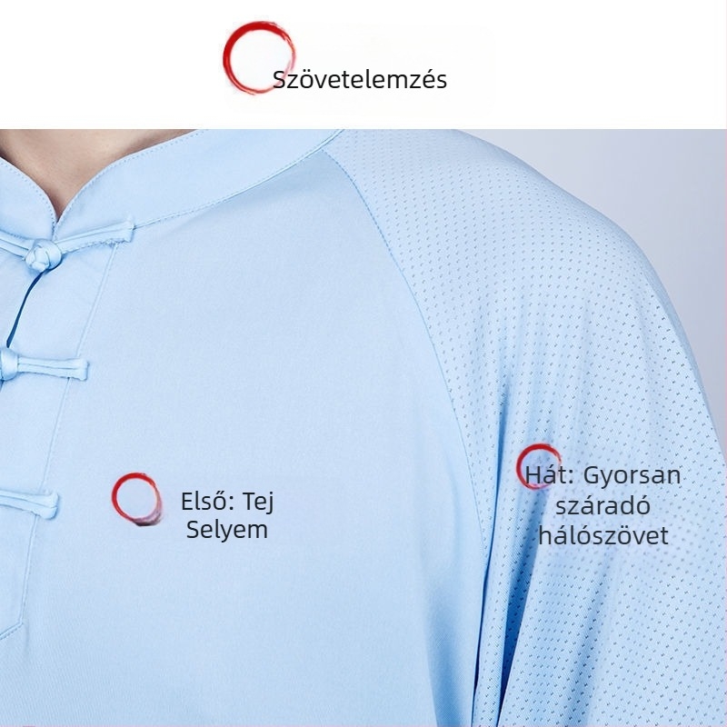 Tai Chi ruházat – kordbársony anyag, len összetétel, raktáron