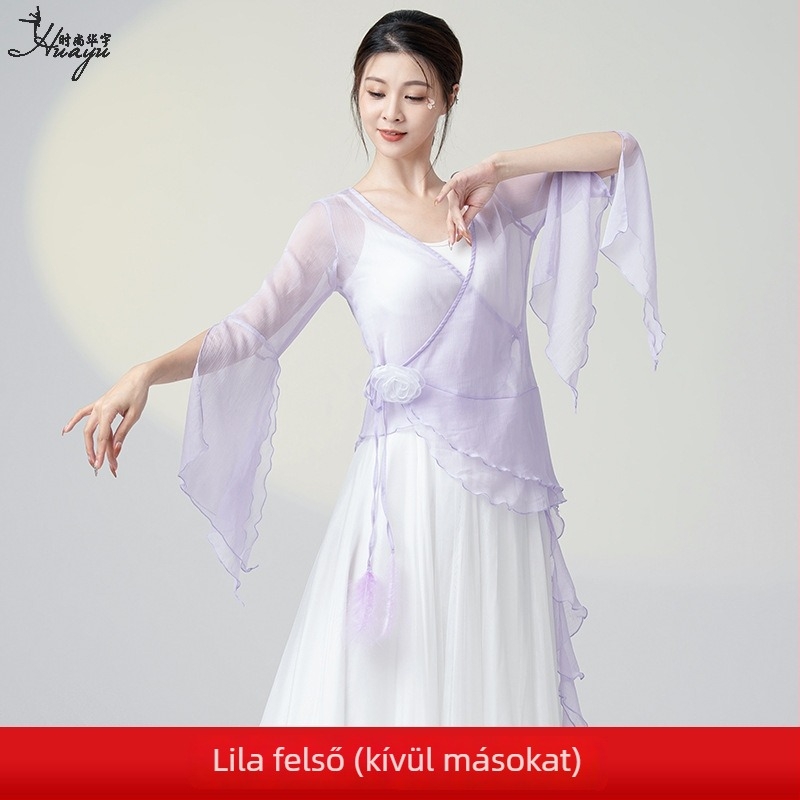 Etno tánc felső a színpadi előadáshoz — Tencel anyag, fő anyag: nylon, 2025 tavasz, eltérés 1–3 cm