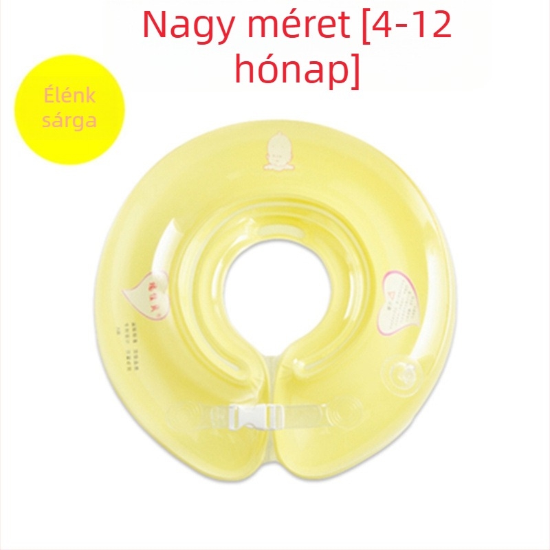 Baba nyakúszó gyűrű, állítható, felfújható, kétszintes kialakítás