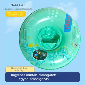 Gyerekeknek szóló állatmintás úszógumi; környezetbarát PVC, 0,18 mm vastagságú, kézi felfújás