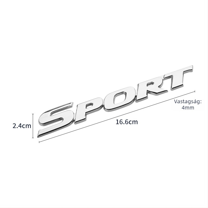 4x4 autó karosszéria matrica - 3D matrica, öntapadó típus, univerzális modell