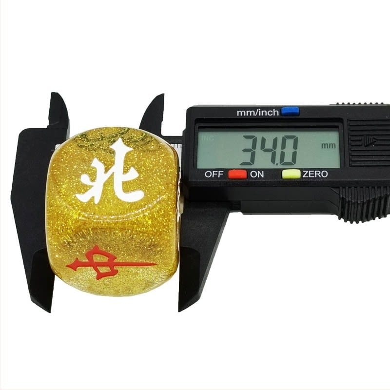 Szélirányú kockák rezinból mahjonghoz és társasjátékokhoz — Come Bring Wealth