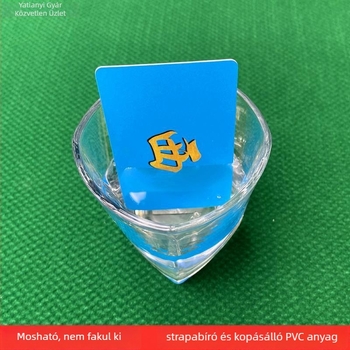 Játékterembe Szóló Chipkészlet és Kártyák – Megvastított, Kopásálló, Vízálló, Sichuan Mahjong és Póker Kártyákhoz