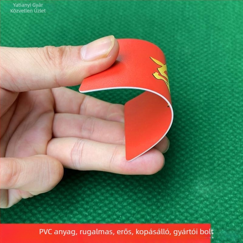 Játékterembe Szóló Chipkészlet és Kártyák – Megvastított, Kopásálló, Vízálló, Sichuan Mahjong és Póker Kártyákhoz