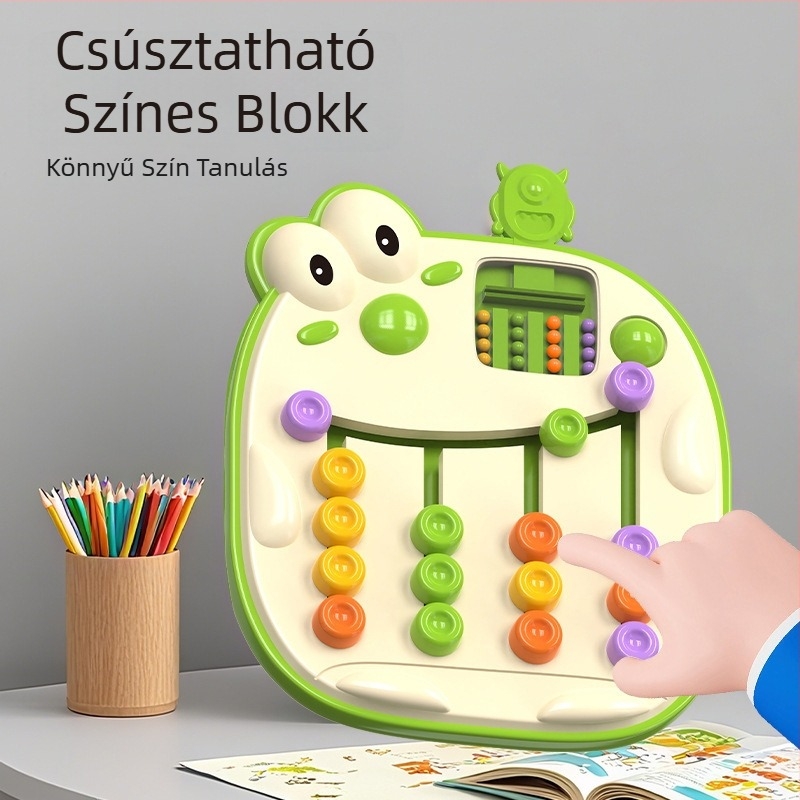 Négy színű mozgó társasjáték gyerekeknek: színfelismerés, párosítás és memória- és gondolkodásfejlesztés