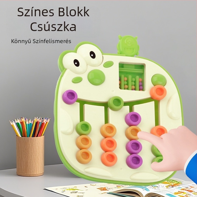 Négy színű mozgó társasjáték gyerekeknek: színfelismerés, párosítás és memória- és gondolkodásfejlesztés