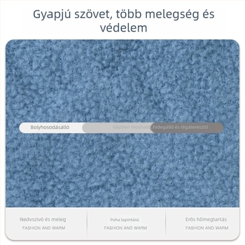 Téli kerékpáros kapucni fleece-béléssel ellátott maszkkal, integrált szemüveggel és fülvédővel, szélálló és hidegálló