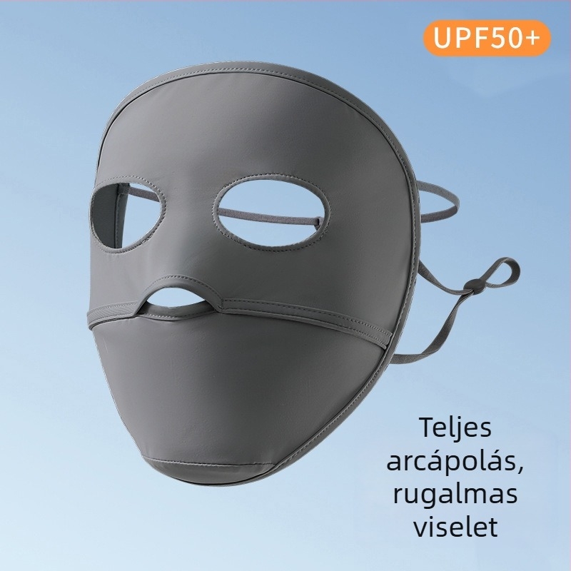 Női teljes arcú maszk UV-védelmet nyújtó, légáteresztő, nylon anyag, 2024 nyár