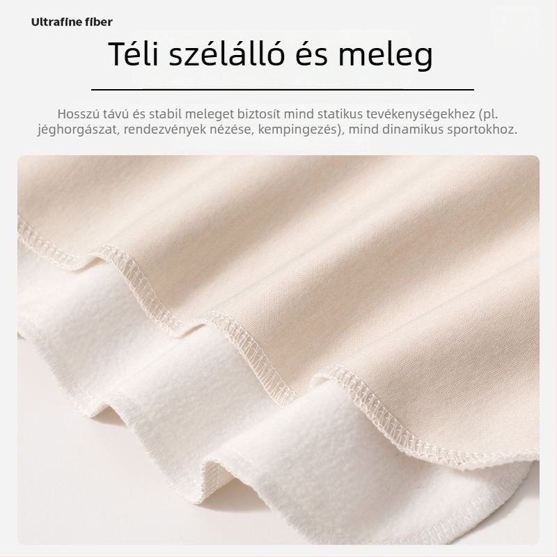 Téli kerékpáros maszk integrált nyakmelegítővel – teljes arcvédelmet nyújtó, fleece-belelt