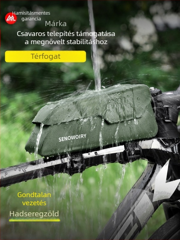 Senowoiry/ruì márkájú TPU előre felső cső táska a kerékpárhoz, modell Car Bag, kerékpáros táska, raktáron