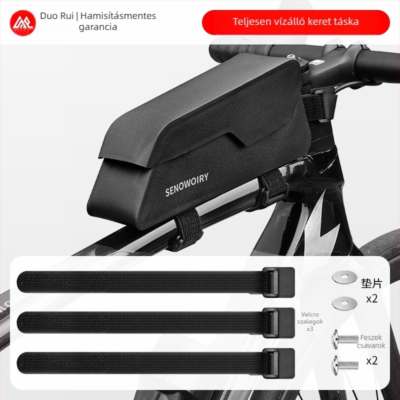 Senowoiry/ruì márkájú TPU előre felső cső táska a kerékpárhoz, modell Car Bag, kerékpáros táska, raktáron
