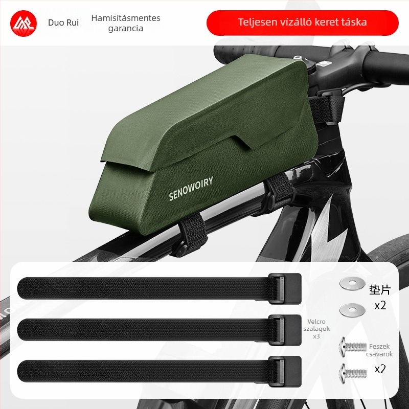 Senowoiry/ruì márkájú TPU előre felső cső táska a kerékpárhoz, modell Car Bag, kerékpáros táska, raktáron