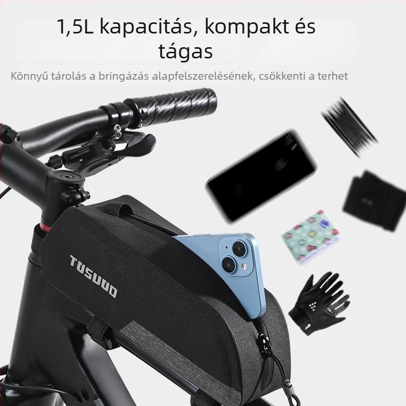 TOSUOD Kerékpáros táska CB414 Bőr 1.5L