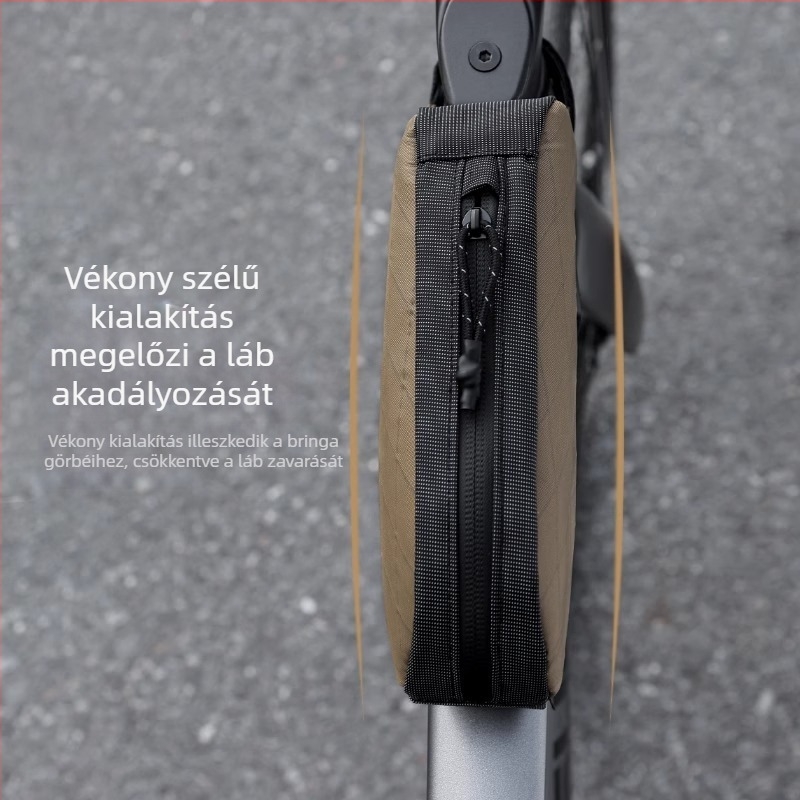Első kormánytáska kerékpárokhoz országúti és MTB, nylon 1L, KS694, Kuasuodt/Cross-Speed Sports, tárolás