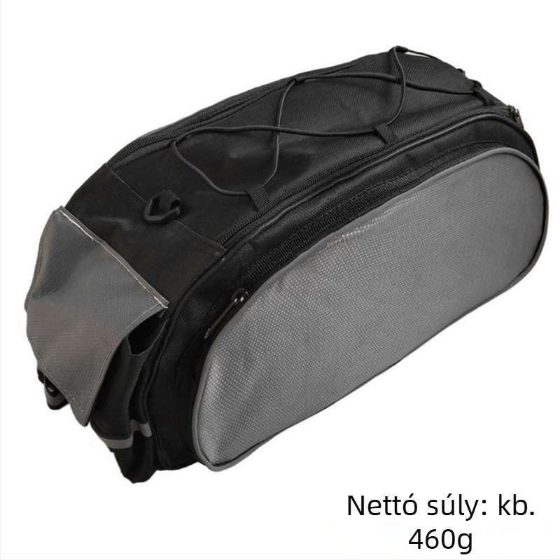 Kerékpár hátsó csomagtartó táska, modell 2718, 600D anyag, béléssel, Hebei eredet