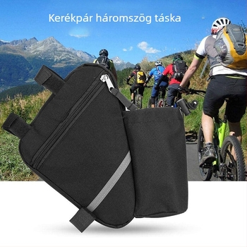 Kerékpár háromszög alakú táska, nylon anyag, tároló táska, OEM