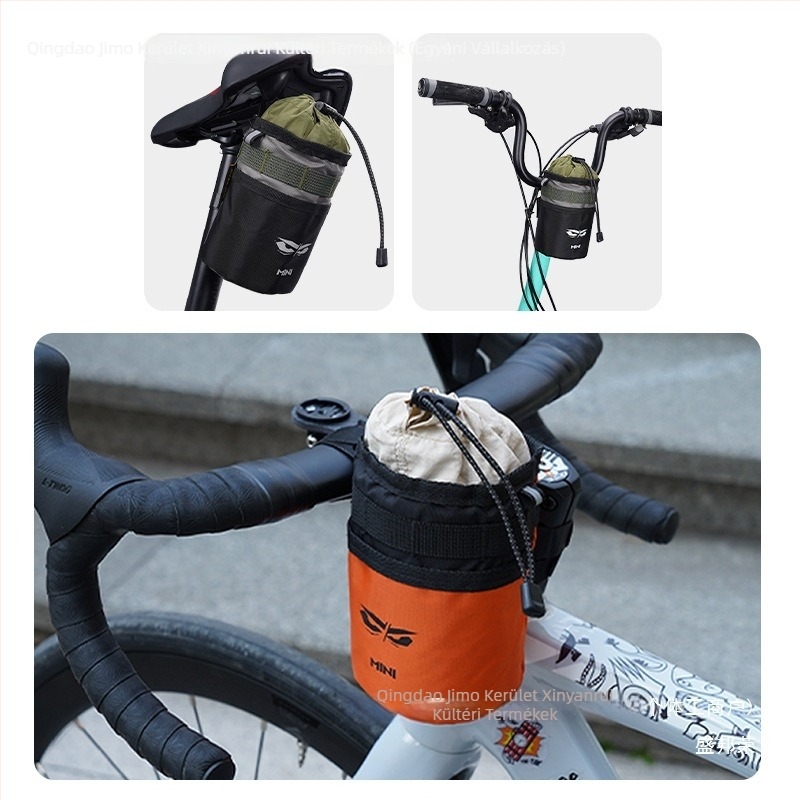 Első kerékpártáska vízpalack zsebbel, kompatibilis MTB és országúti kerékpárokkal, Sheng bangrong
