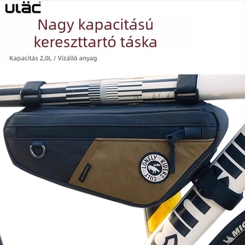 ULAC Kerékpár háromszög táska, nylon tároló táska az első kereszttestre, 2.0 kapacitás, modell DB3S