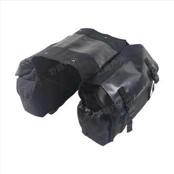 Camp Joy kerékpár táska 12 oz vászonból — hátsó és oldalsó felakasztható táska hegyi kerékpárhoz