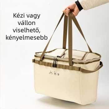 Kerékpár táska – vászon anyag, 21L kapacitás, modell 2509, tárolásra