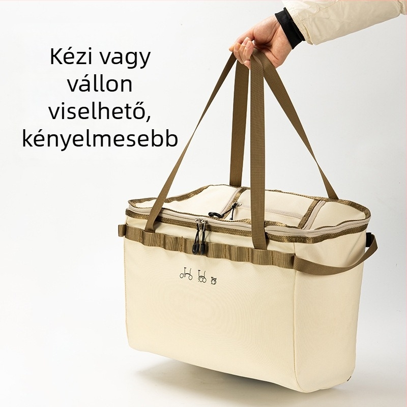 Kerékpár táska – vászon anyag, 21L kapacitás, modell 2509, tárolásra