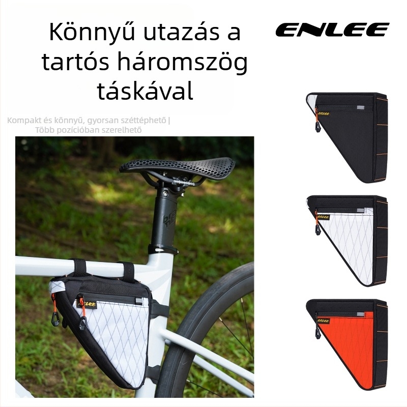 ENLEE kerékpár háromszög táska, PS-S100, 1 L, poliészter + nylon