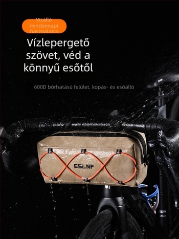 ESLNF kerékpár táska szigeteléssel és vízálló kivitelben, MTB és országúti kerékpárokhoz – Többfunkciós táska