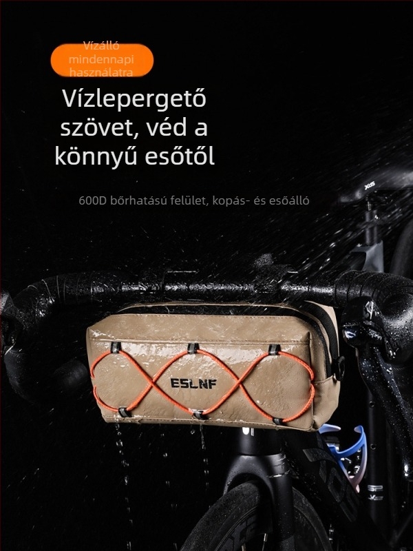 ESLNF kerékpár táska szigeteléssel és vízálló kivitelben, MTB és országúti kerékpárokhoz – Többfunkciós táska