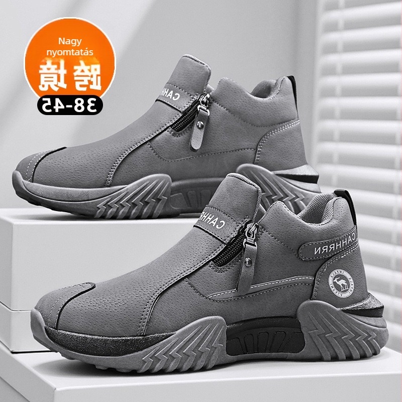 Ifjúsági Martin csizmák - bőr felsőrész, PVC talp, alacsony sarok 1–3 cm, alacsony csizma magasság, elöl fűzés, injektált talp