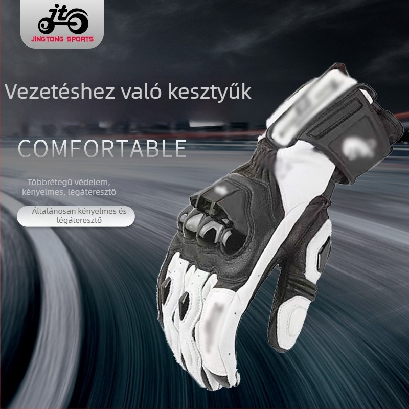 Proficient juhbőr kerékpáros kesztyűk felnőtteknek, uniszex