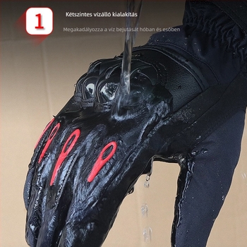 PRO-BIKER kerékpáros kesztyűk, kötött anyag, felnőttek, uniszex