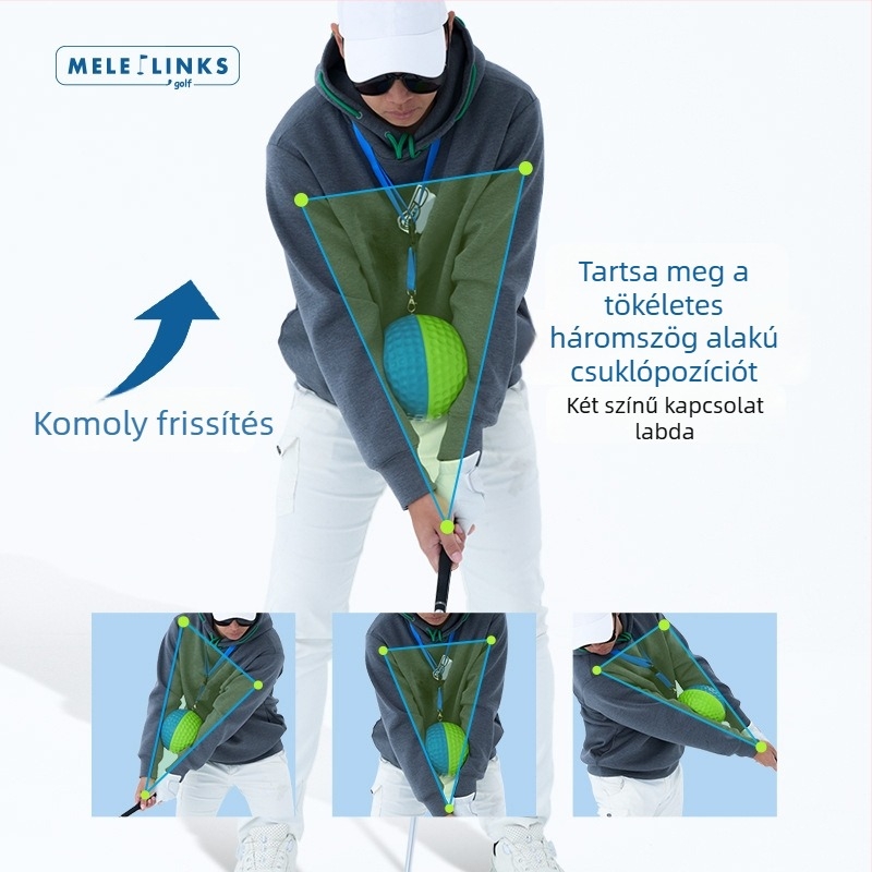 MELELINKS Golf putting gyakorló eszköz – buborékos anyag, testreszabható logó, személyre szabási lehetőség