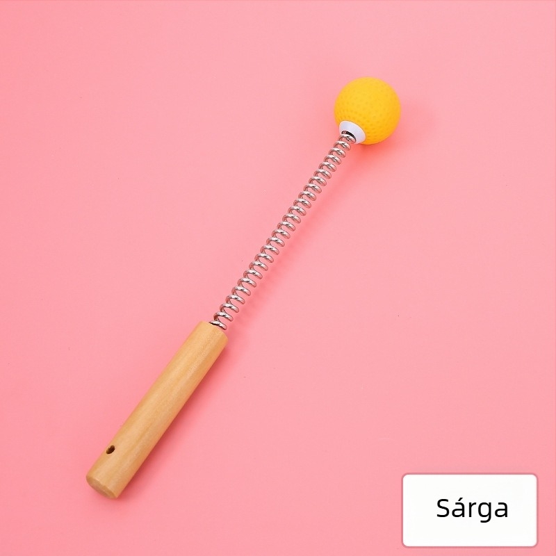 Hordozható golflabda alakú szilikon rugós masszírozó hátmasszázshoz, fitneszhez és relaxációhoz