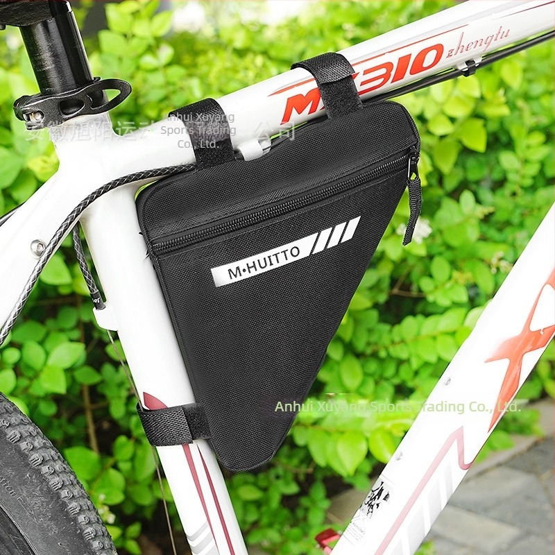 MTB háromszög felsőcsöves biciklitáska, 600D anyag, 1L kapacitás, modell MTB-HJ007, márka Hui Tu/M (HUITTO)