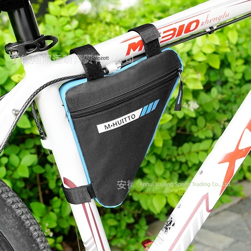 MTB háromszög felsőcsöves biciklitáska, 600D anyag, 1L kapacitás, modell MTB-HJ007, márka Hui Tu/M (HUITTO)