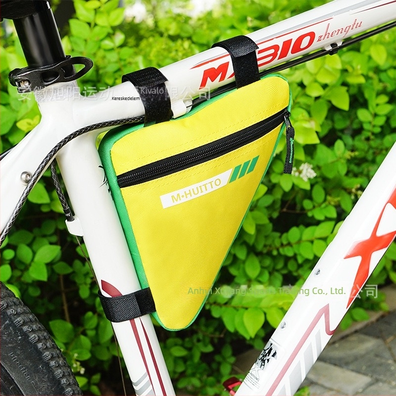 MTB háromszög felsőcsöves biciklitáska, 600D anyag, 1L kapacitás, modell MTB-HJ007, márka Hui Tu/M (HUITTO)