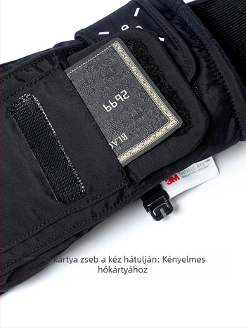 oddivski sí kesztyűk beépített csuklóvédőkkel, érintőképernyő-kompatibilis, vízálló, kopásálló, nejlon anyagból