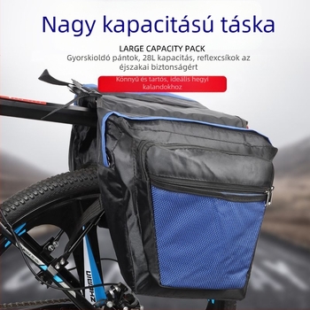 XW vászon hátsó táska kerékpárhoz, modell Bicycle Rear Camel Bag