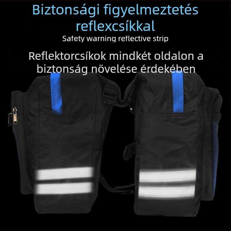 XW vászon hátsó táska kerékpárhoz, modell Bicycle Rear Camel Bag
