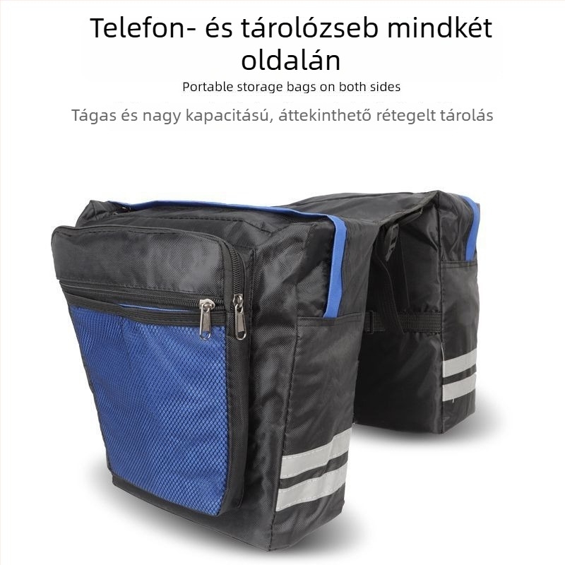 XW vászon hátsó táska kerékpárhoz, modell Bicycle Rear Camel Bag